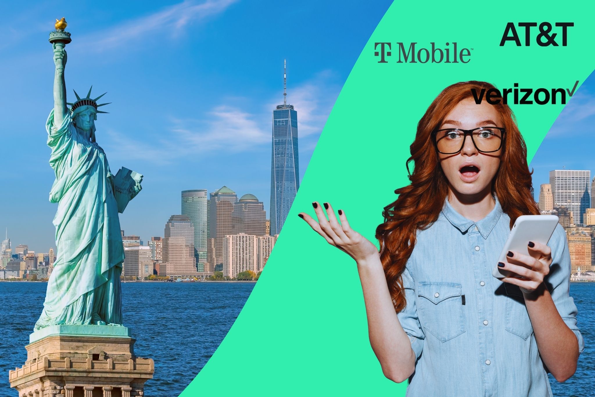 Quel réseau mobile aux USA
